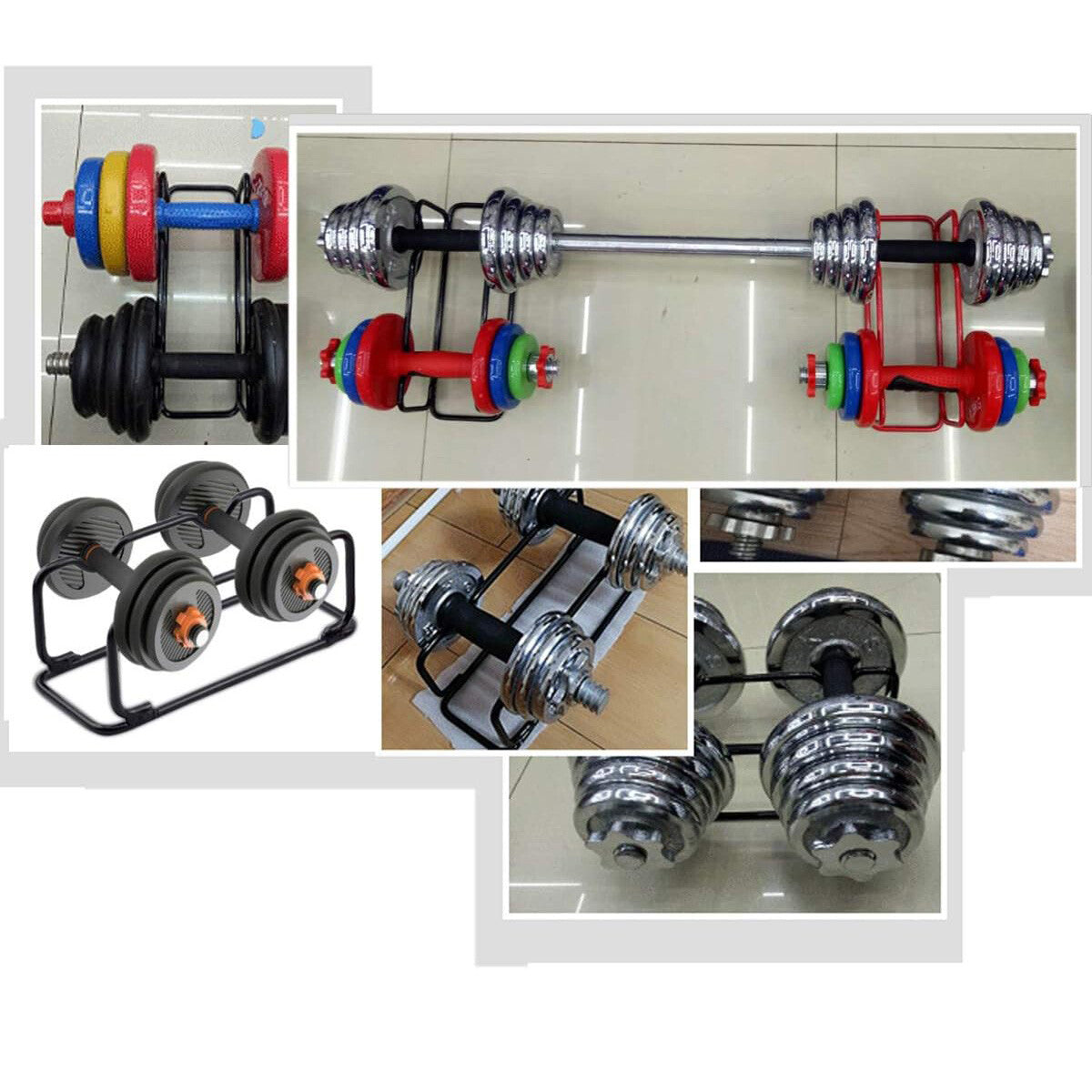 Dumbbell Rack Storage Organizer Dumbbell Storage Stand Holder for Home Gym AU