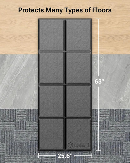 Laufband Mit 9% Steigung, Walking Pad Klappbar Mit Sicherheitsgriff, One-Touch-Hiit-Modus, Gehen, Joggen Oder Laufen Fürs Homeoffice, Kein Zusammenbau Erforderlich, Fernbedienung & Led-Anzeige